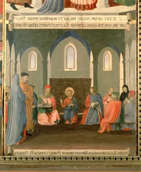 Le Christ parmi les docteurs (détail)
